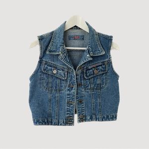 Vintage denim vest